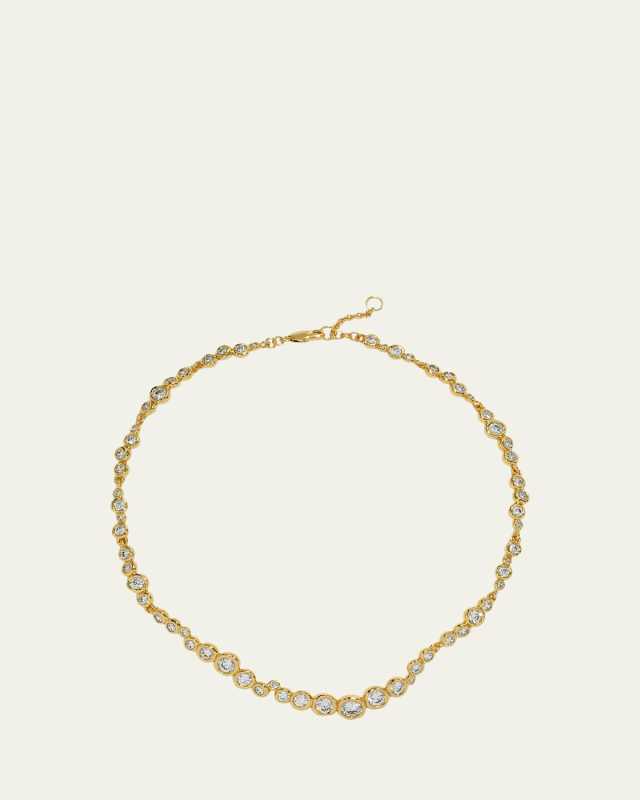 Asterales Gold CZ All Around Necklace